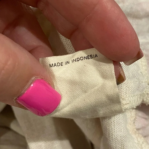 Valiante Floral Cream and Pink Mini Dress - Picture 11 of 12